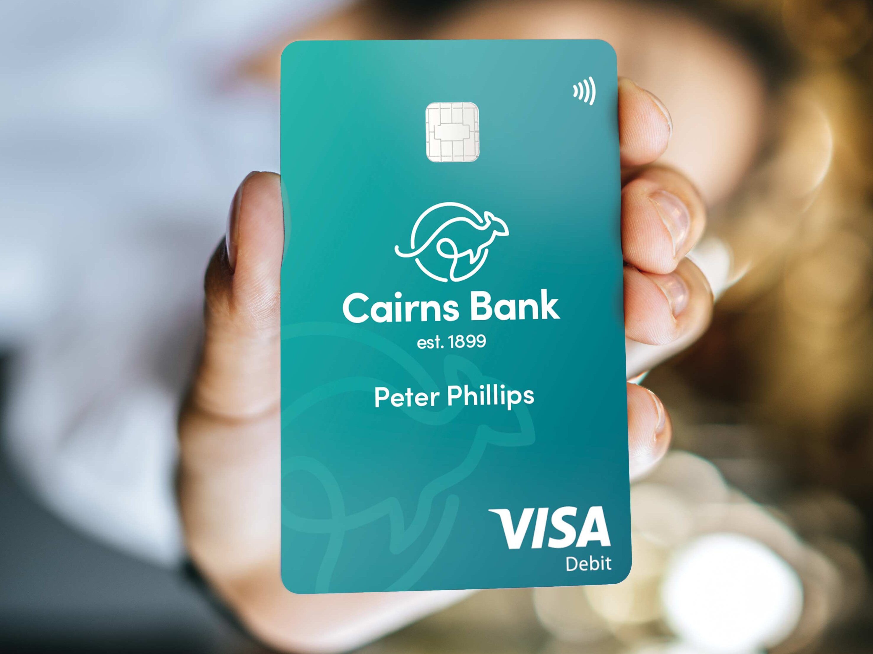 Cairns Bank VISA card design